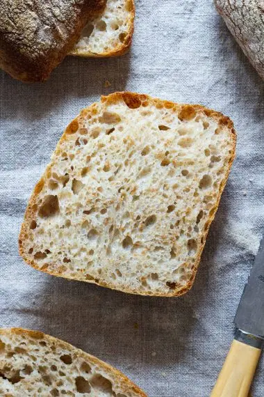 Whole Grain Ciabatta Rolls (Vollkorn Ciabattabrötchen)