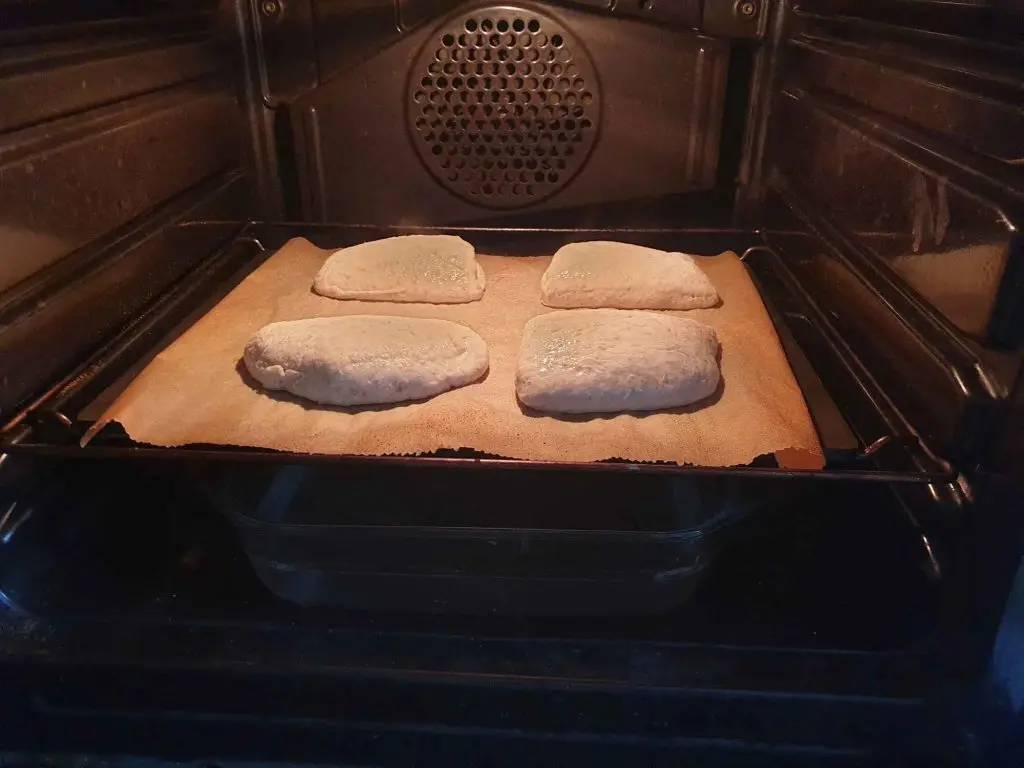 Rolls in the oven