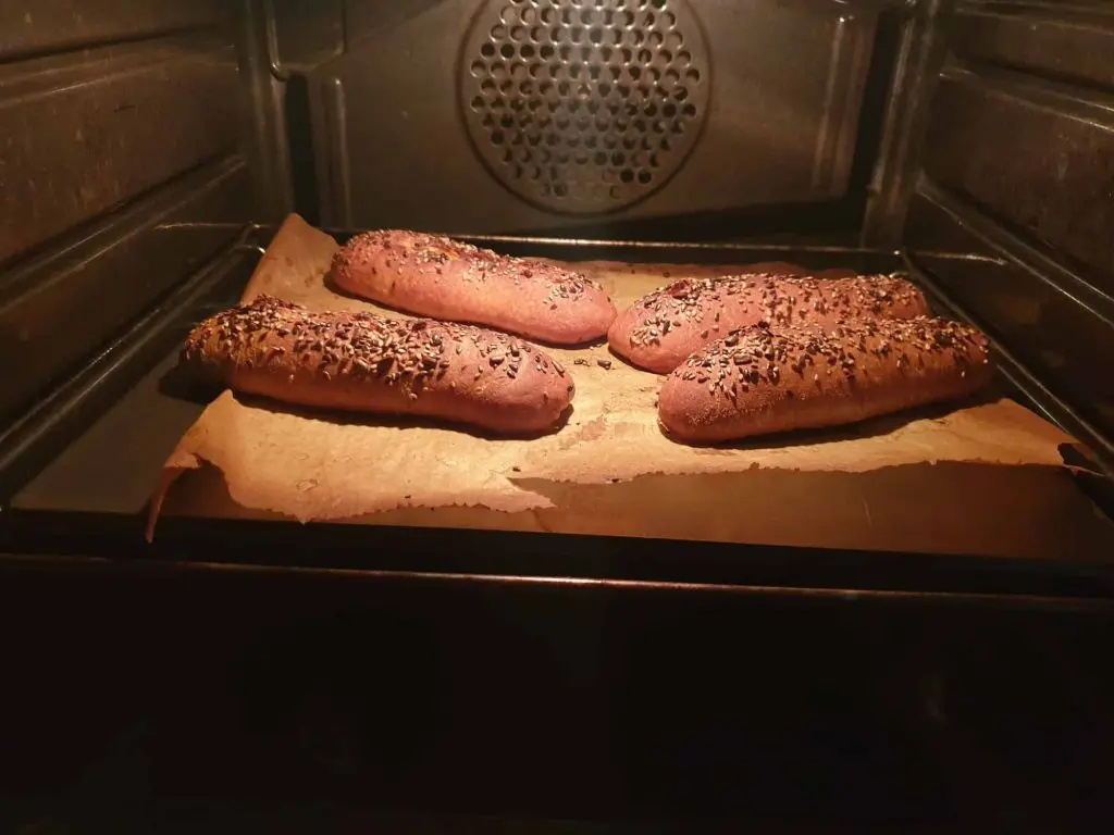 Spelt and Emmer Breadsticks after baking