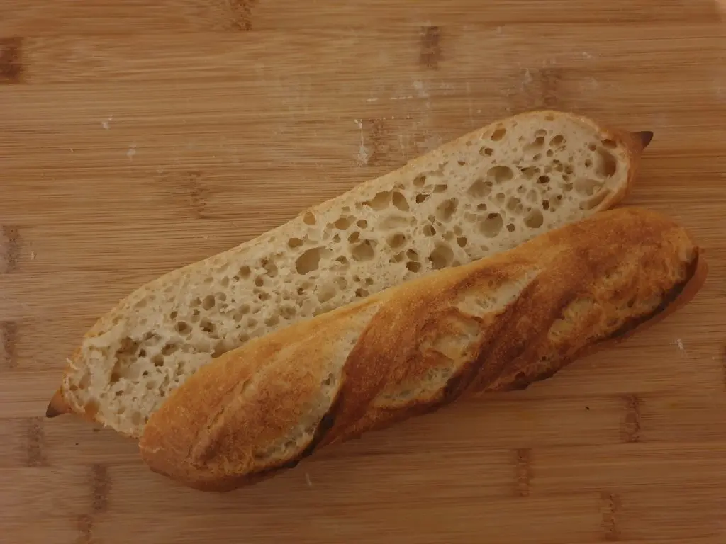 Baguette crumb