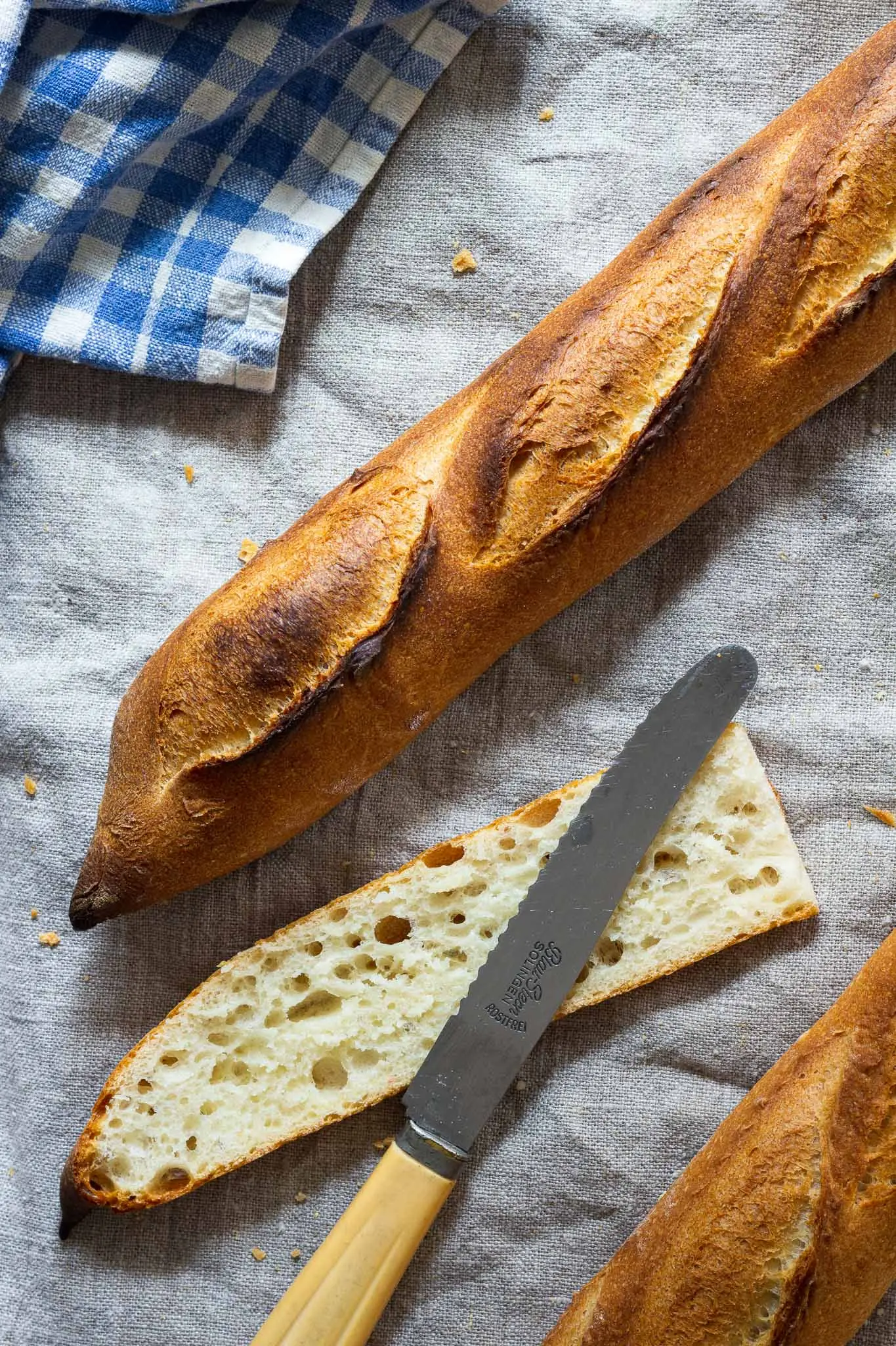 Traditional Baguettes (4 ingredients only) - My German Table