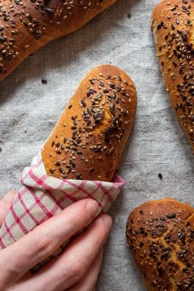 Spelt and Emmer Breadsticks (Dinkel-Emmer-Seelen')