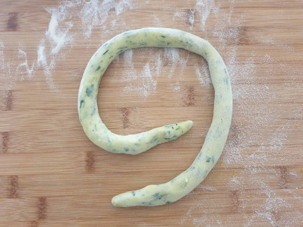 rolling out the dough