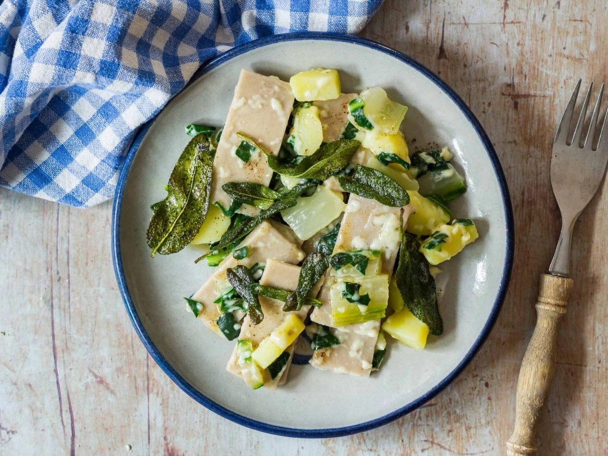 Buckwheat Noodles with Swiss Chard ('Buchweizennudeln mit Mangold') My German Table