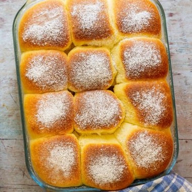 Buchteln (Bohemian Baked Yeast Dumplings)