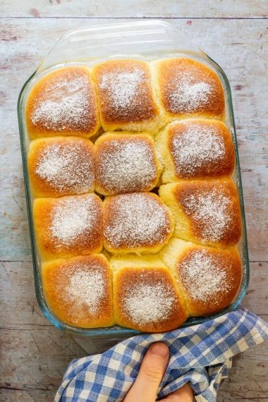 Buchteln (Bohemian Baked Yeast Dumplings)