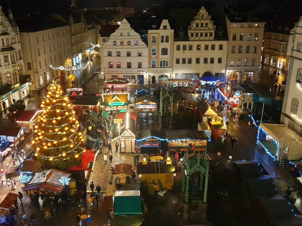 Marketplace Wittenberg at Christmas