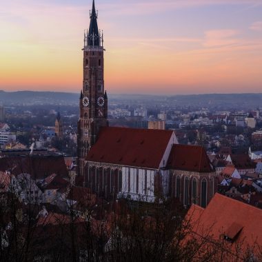 Sunset in Landshut