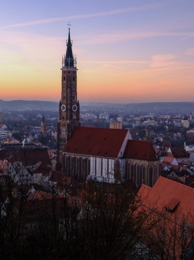 Sunset in Landshut