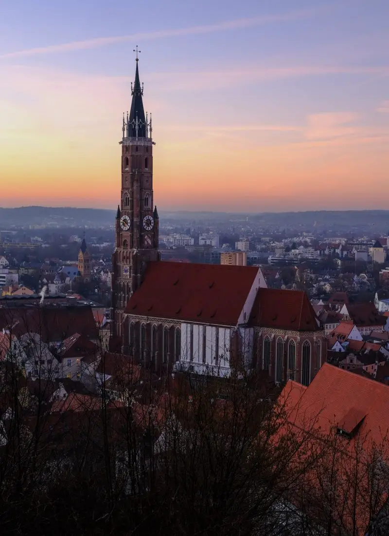 Sunset in Landshut