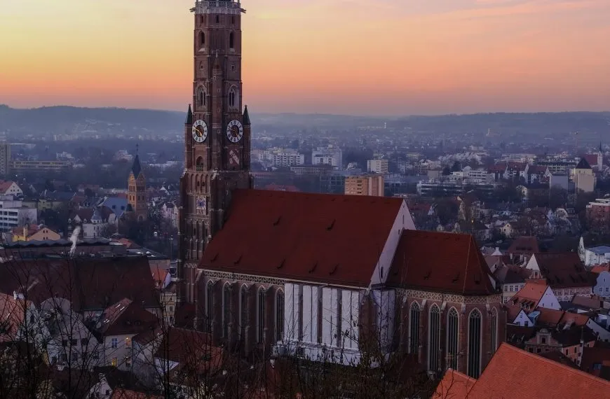 Sunset in Landshut